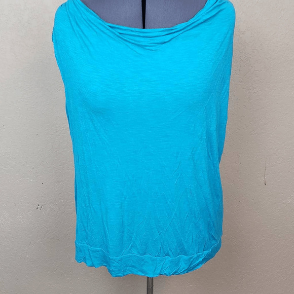 Torrid Teal Green Sleeveless Drape Front Top Size 4 (4X) 3731 - Picture 1 of 6